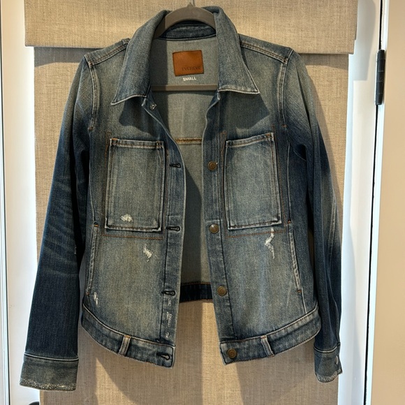 Evereve distressed Jean jacket - small - Picture 1 of 4